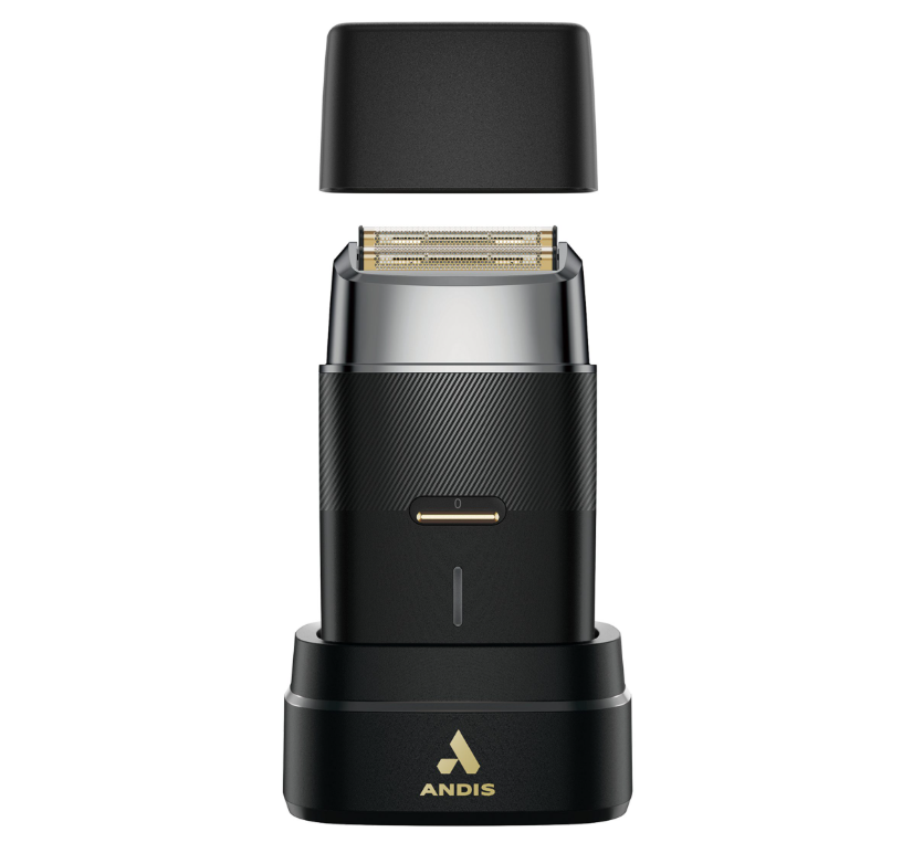 ANDIS ProFoil Plus II Titanium Foil Shaver, Cord/Cordless (Black Chrome – TS3)