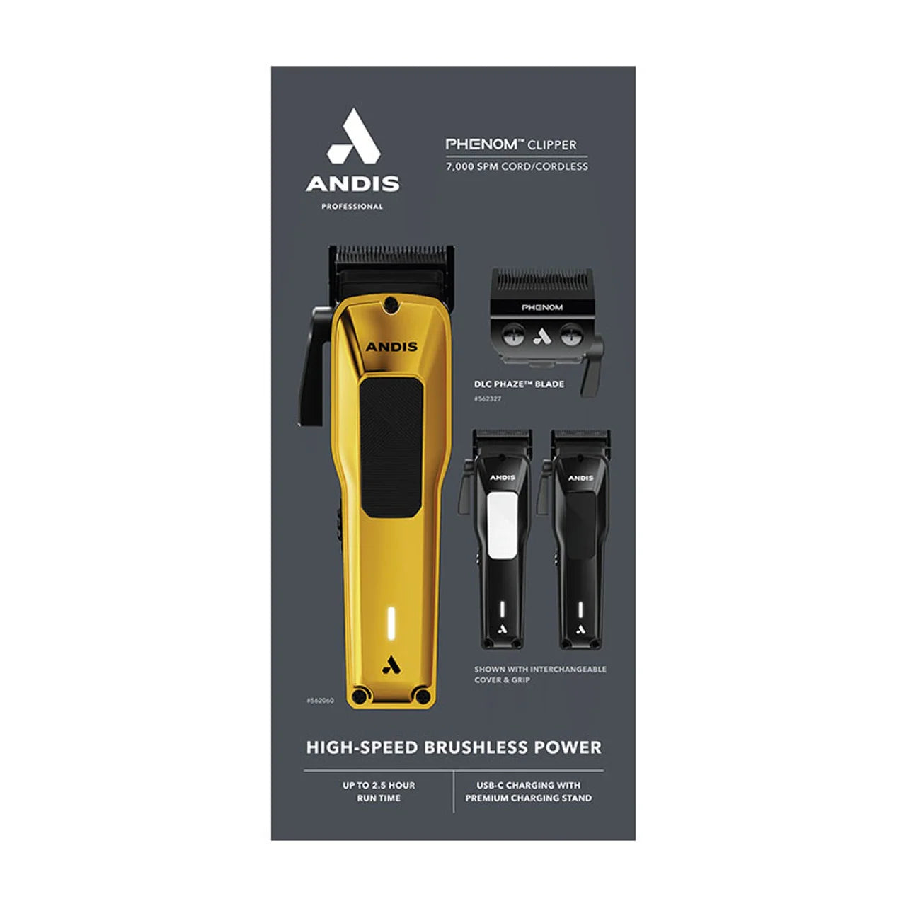 Andis Phenom Clipper Gold / Black