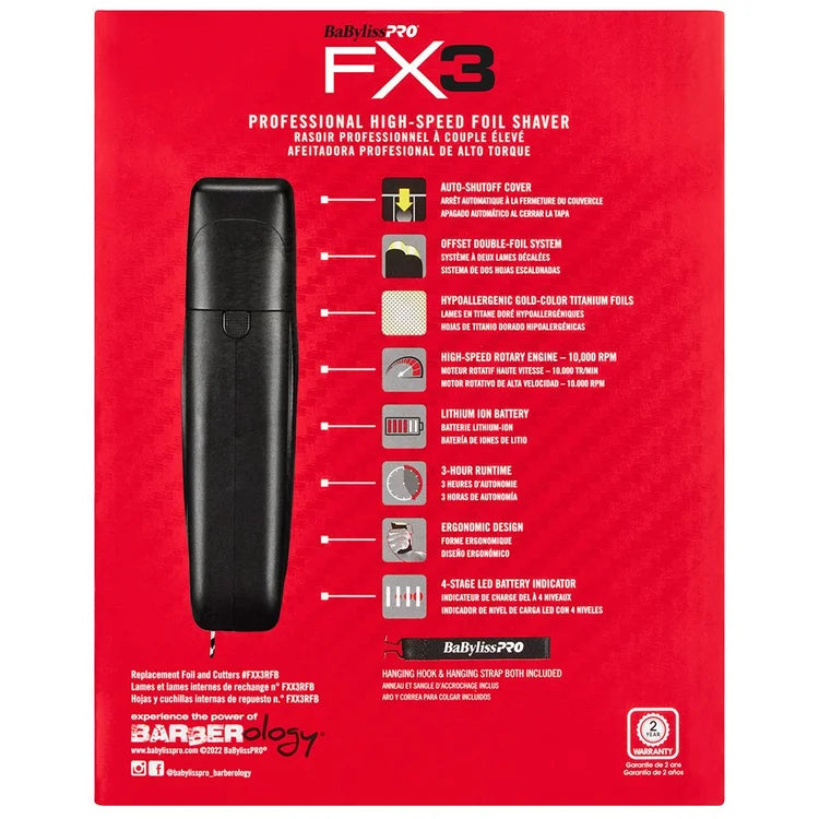 FX3 Double Foil Shaver