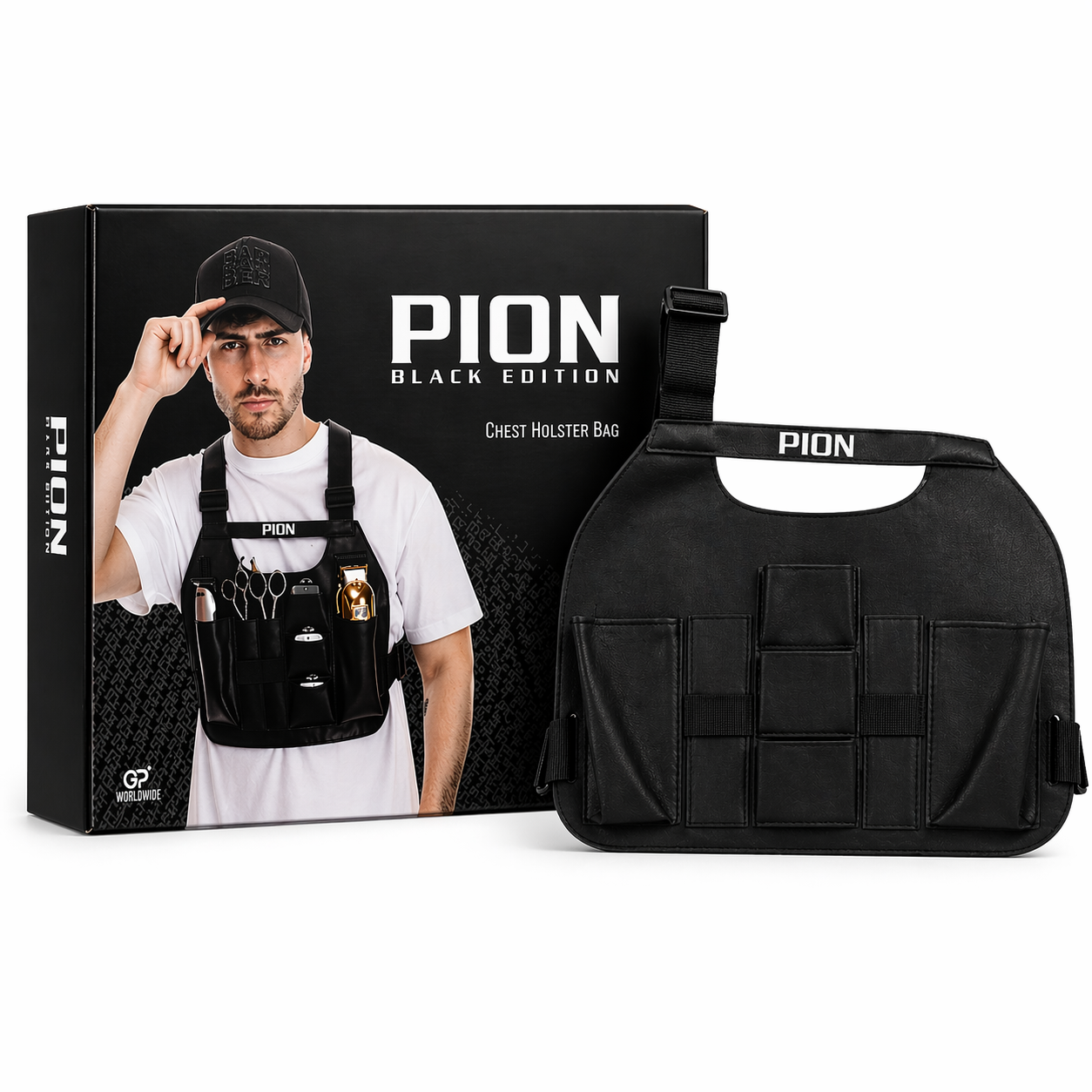Pion Barber Tool Chest Holester Black