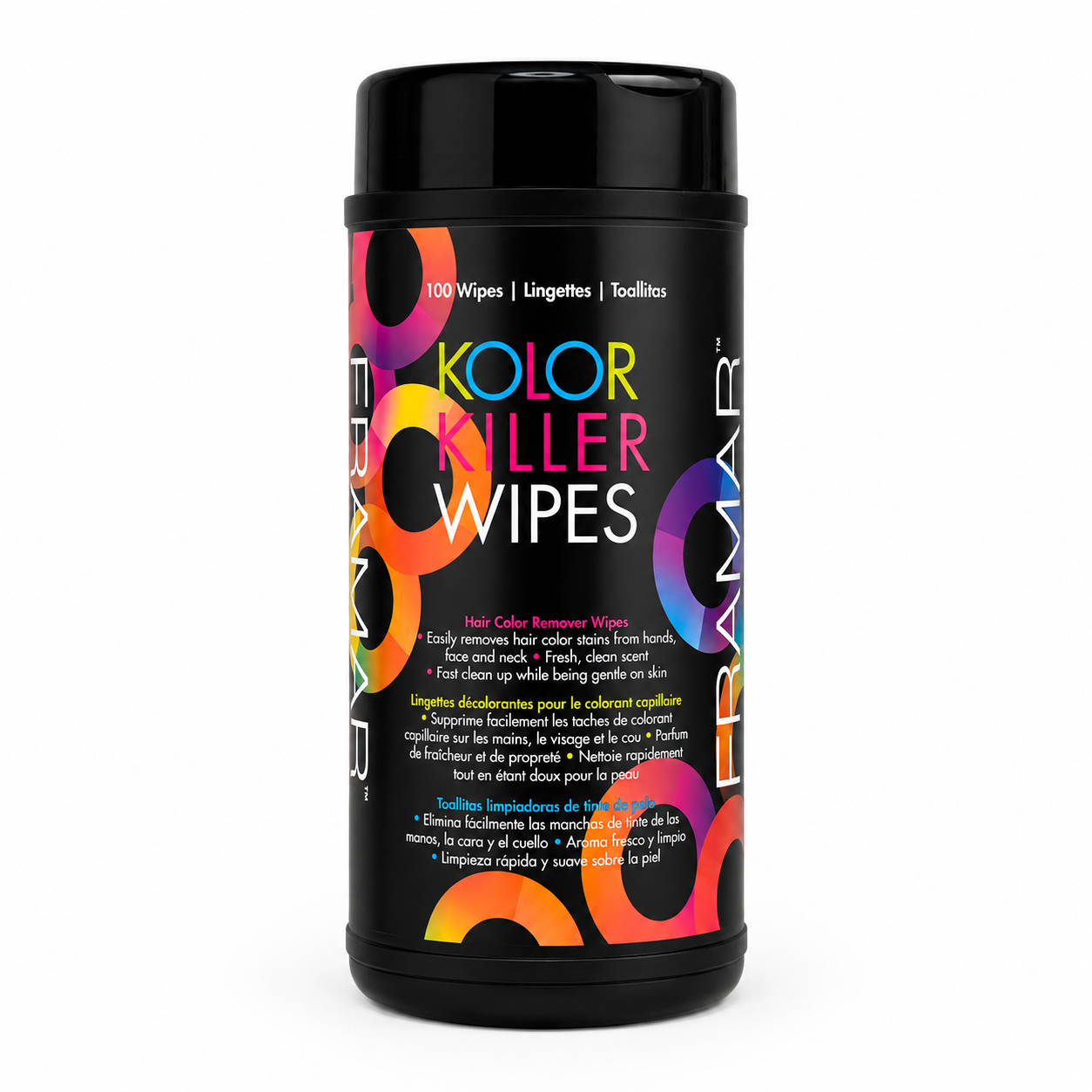 Framar Kolor Killer Wipes Hair Colour Remover Wipes - 100 Pack