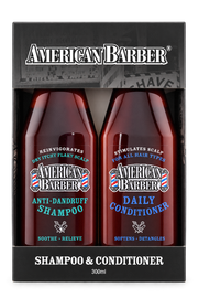 American Barber Anti - Dandruff Shampoo & Conditioner Duo pack