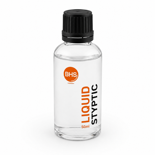 BHS Liquid Styptic – 50ml Glass Bottle