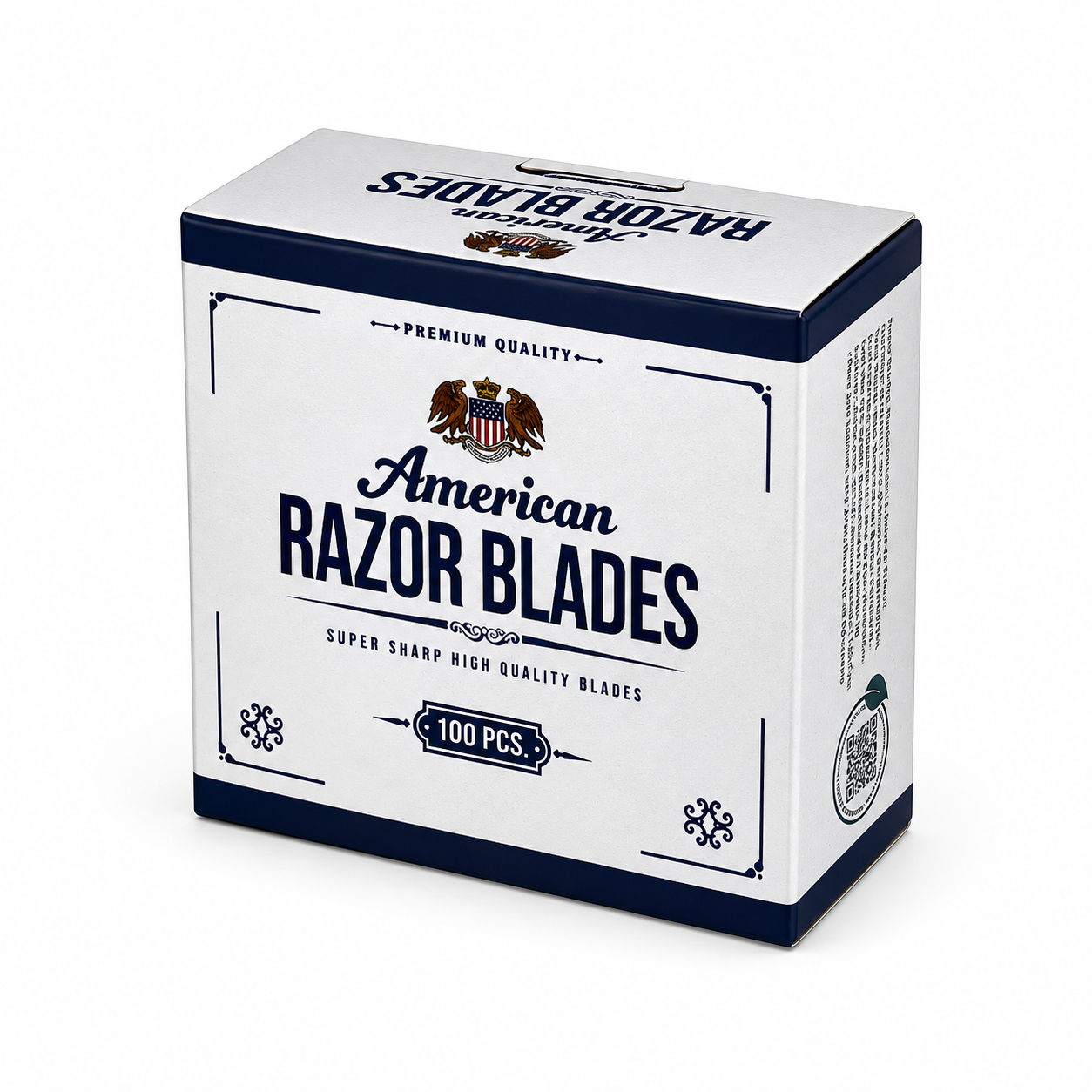 American Razor Blades Single Edge – 100 Pack