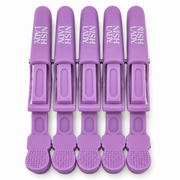 Nish Lady Professional Hair Sectioning Clips - 5 Pack Purple