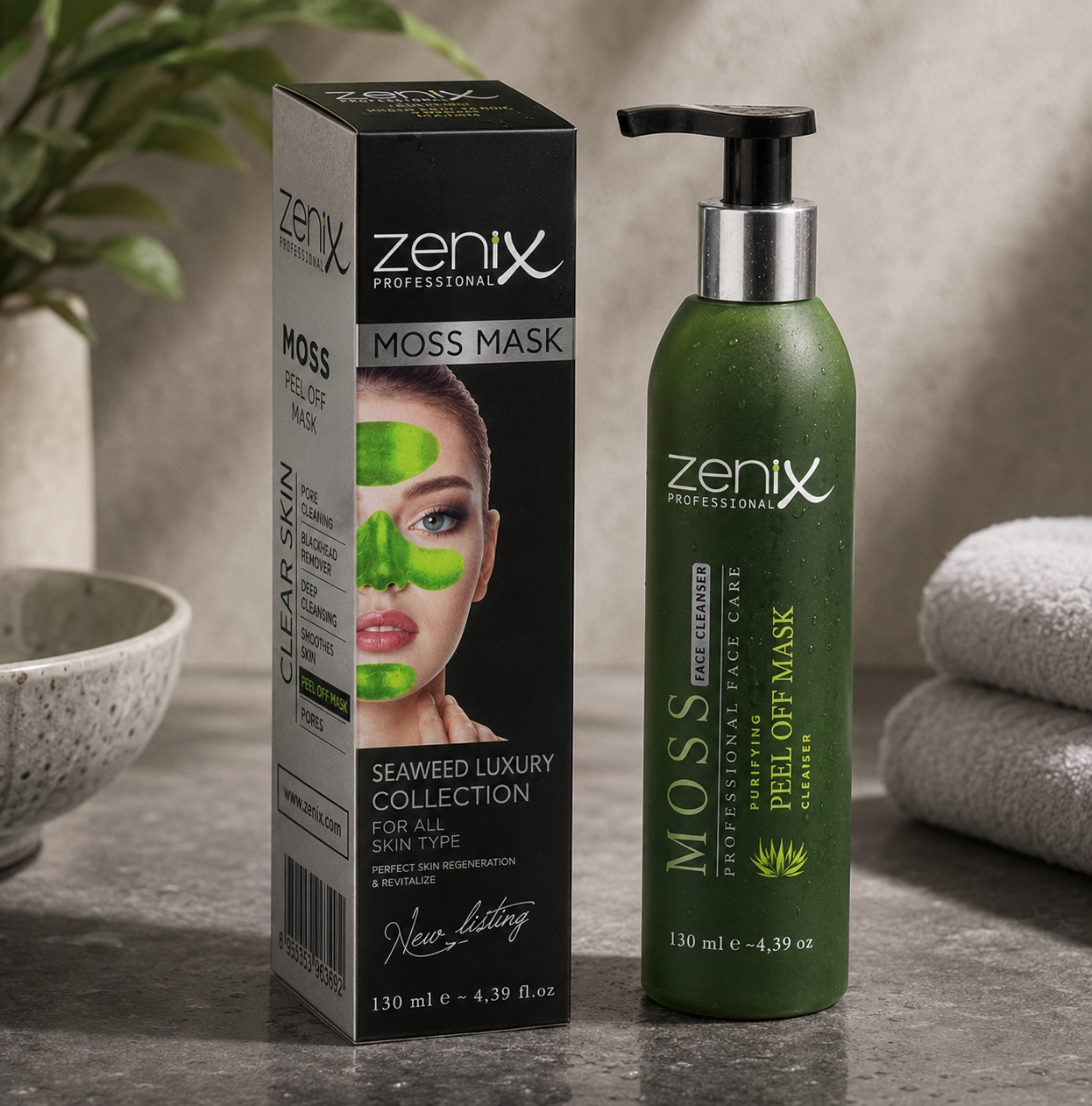 Zenix Moss Peel-Off Mask – 130 mL