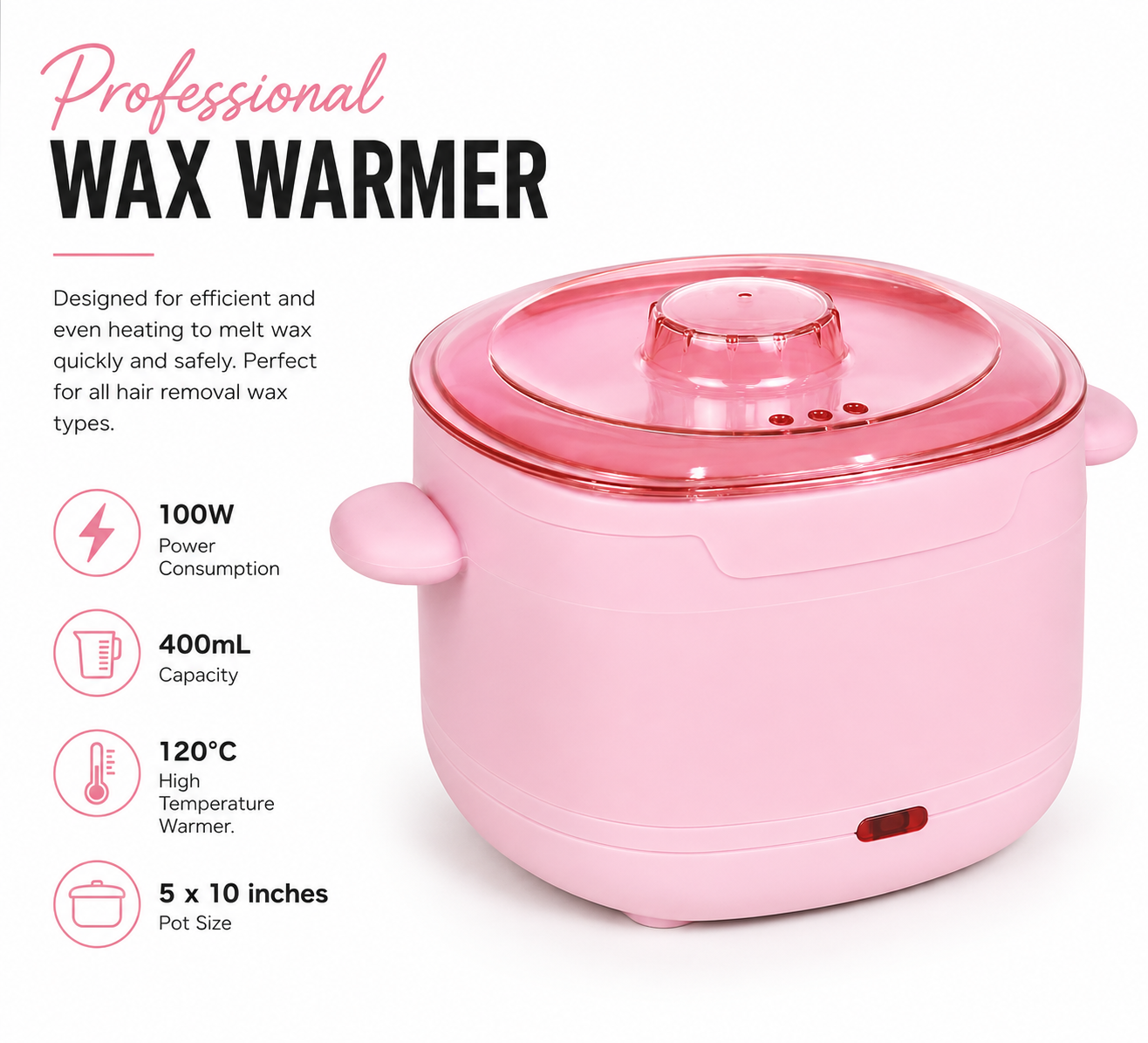 Silicone Wax Warmer – 400 mL