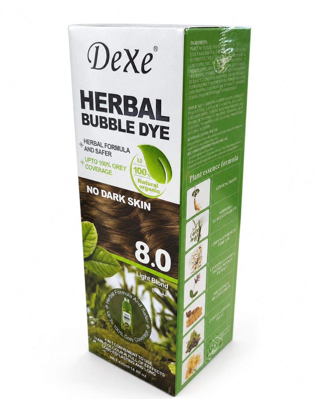 Dexe Permanant Hair Dye Shampoo Fast Application