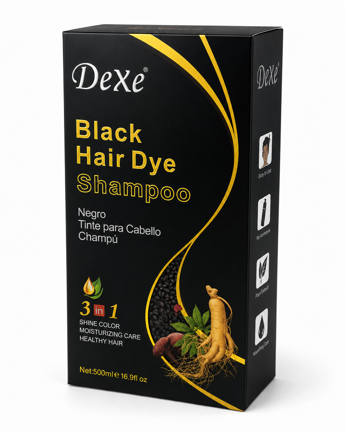 Dexe Permanant Hair Dye Shampoo Fast Application