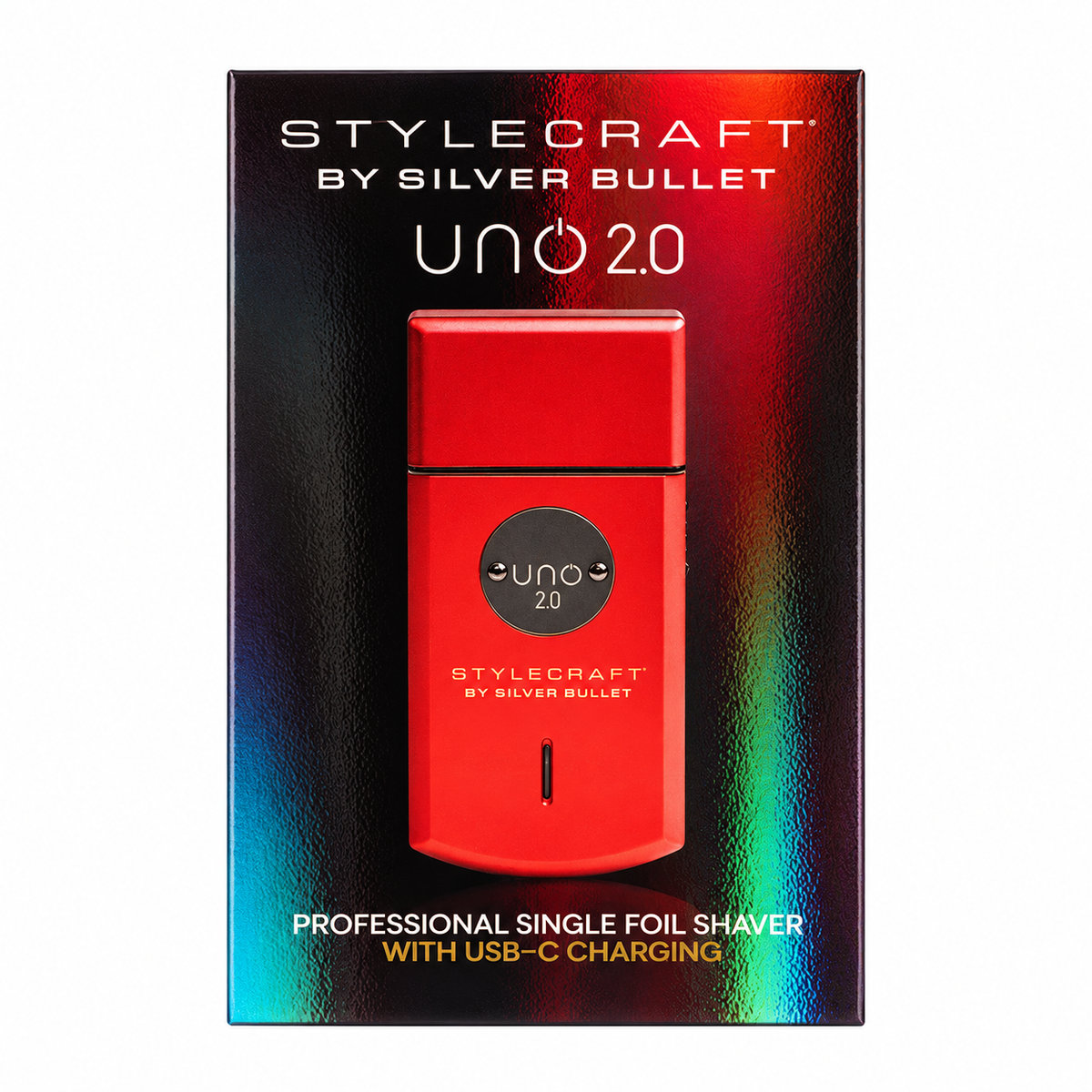 StyleCraft by Silver Bullet Uno 2.0 Single Foil Shaver Red