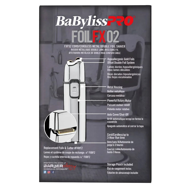 FoilFX02 Metal Double Foil Shaver
