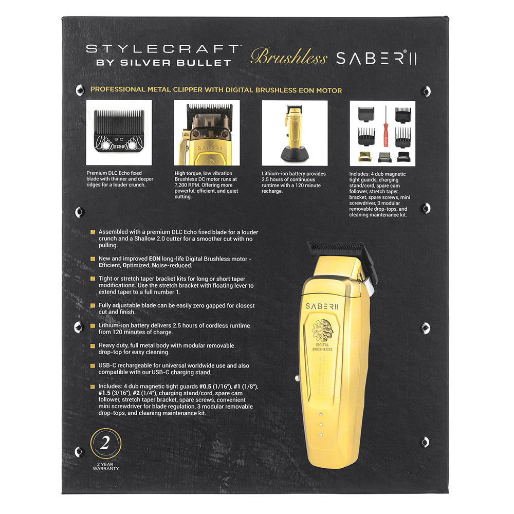 StyleCraft by Silver Bullet Saber 2.0 Hair Clipper