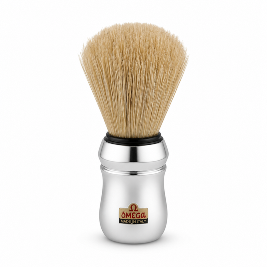 Vintage Omega Chrome Shaving Brush