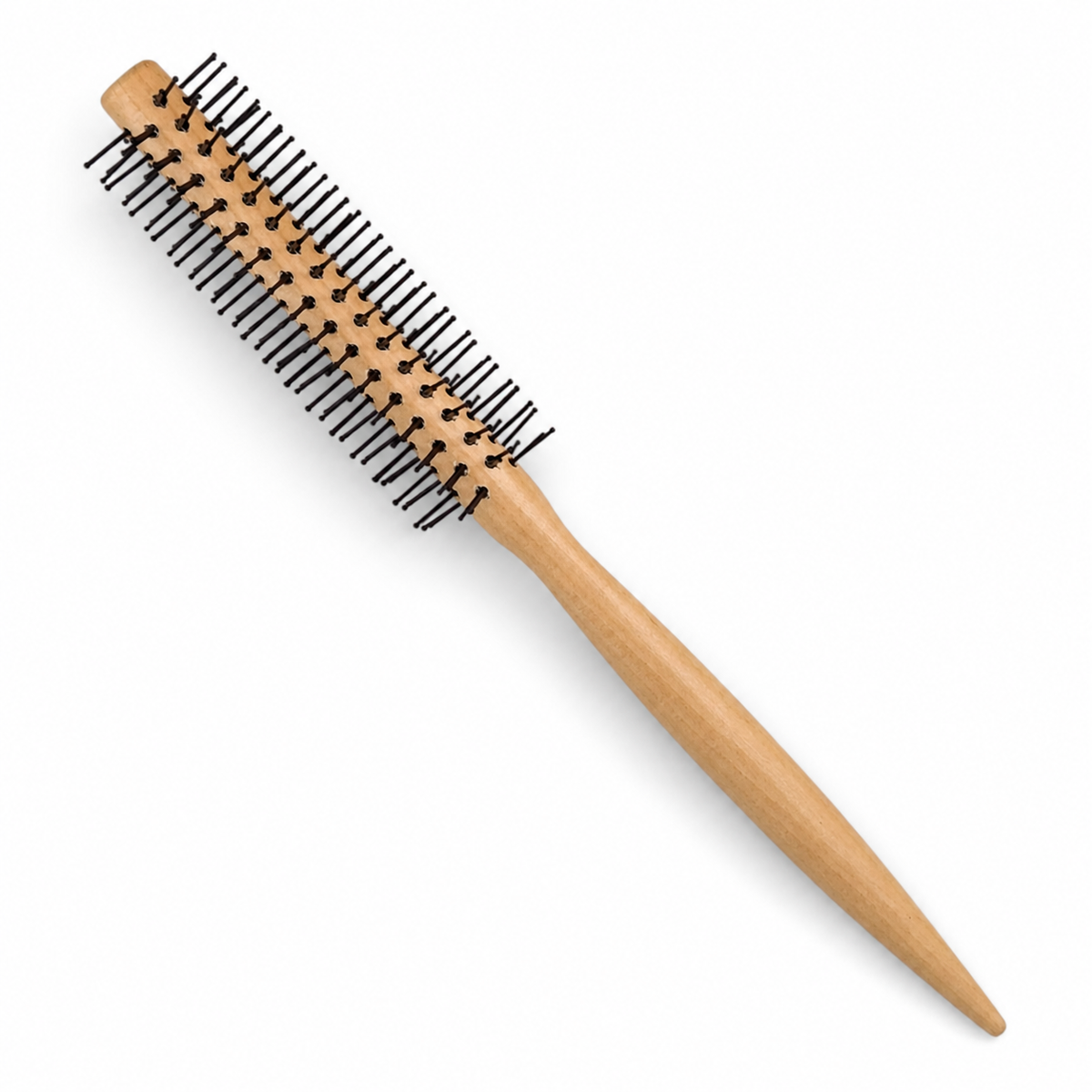Wooden Styling Brush with Pointed Handle