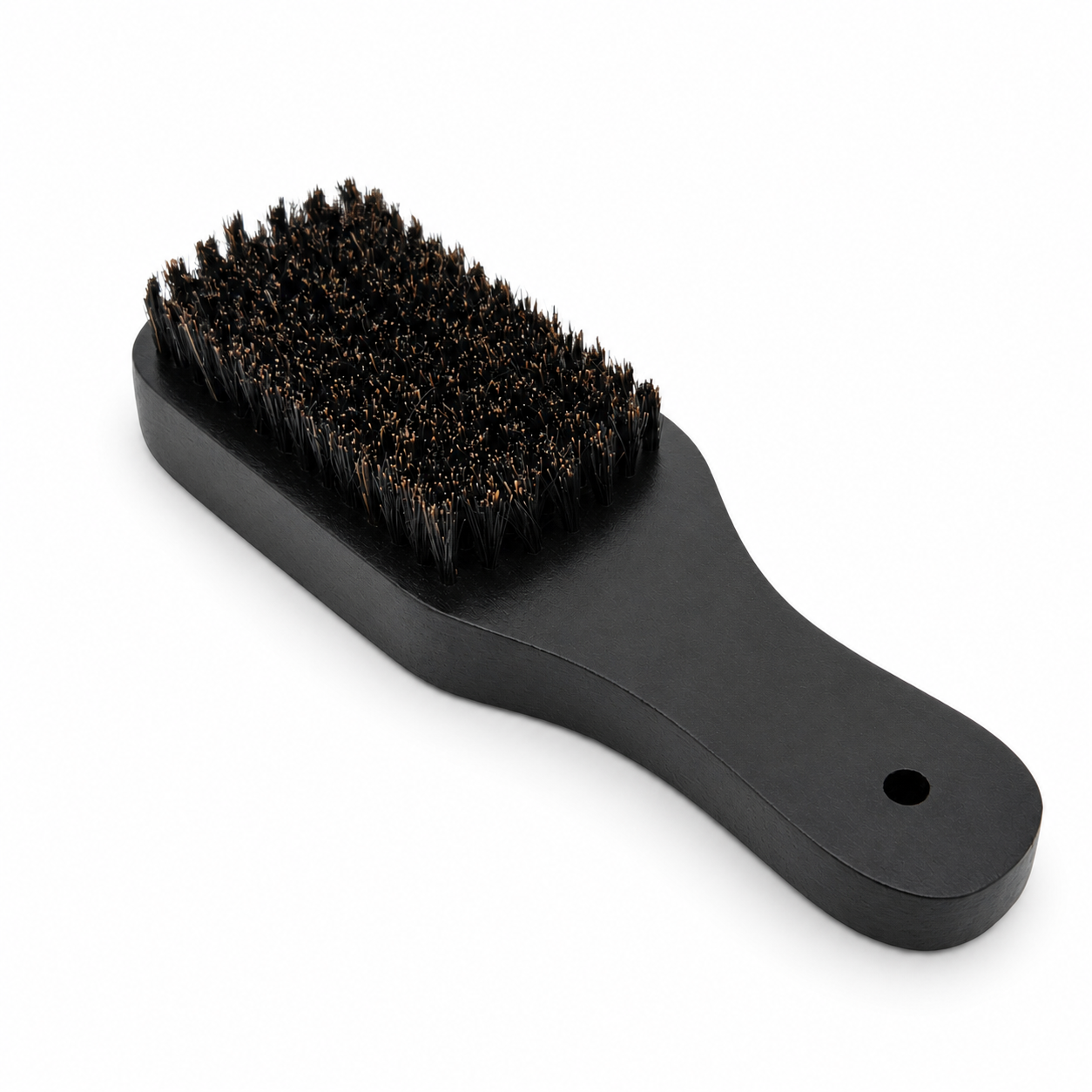 Professional Barber Fade Brush - Wood