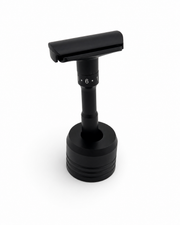 Adjustable Safety Razor with Stand – Matte Black