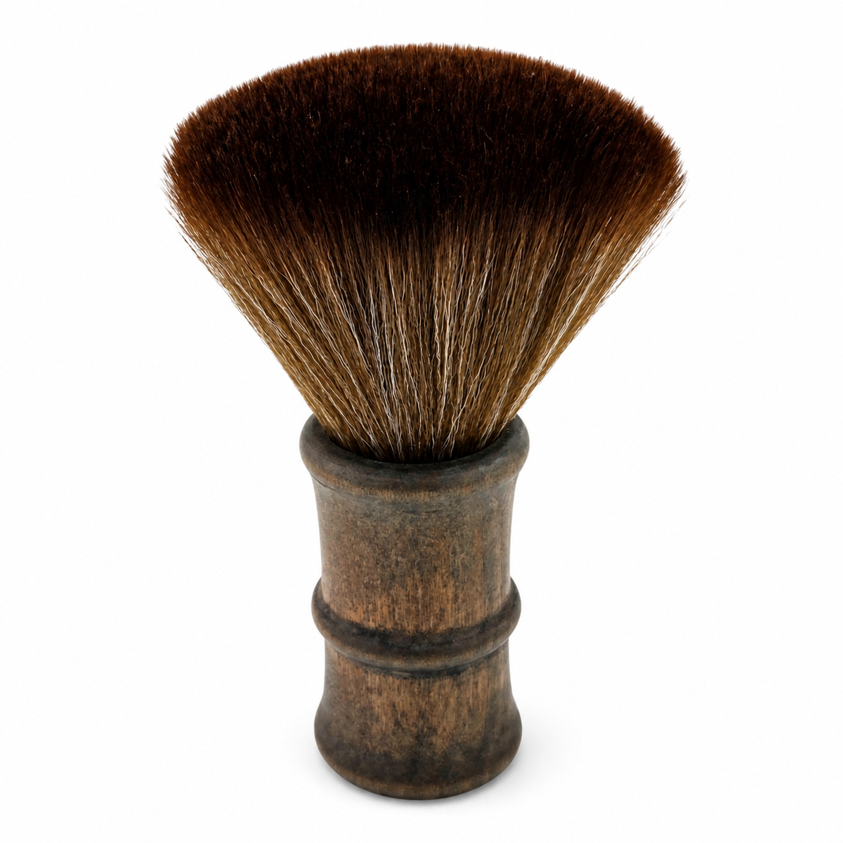 Neck Duster Brush with Bamboo-Style Handle