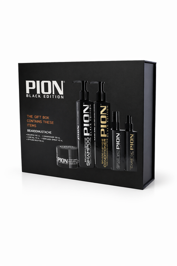 Pion Beard & Mustache Care Gift Box Set 5Pcs