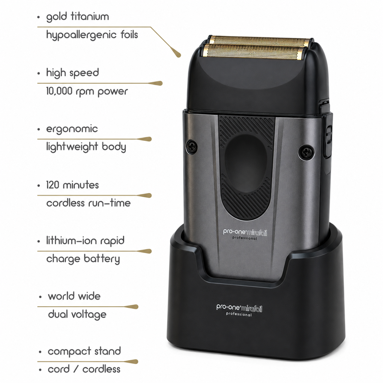 Pro-one Mirafoil Foil Shaver NEW!