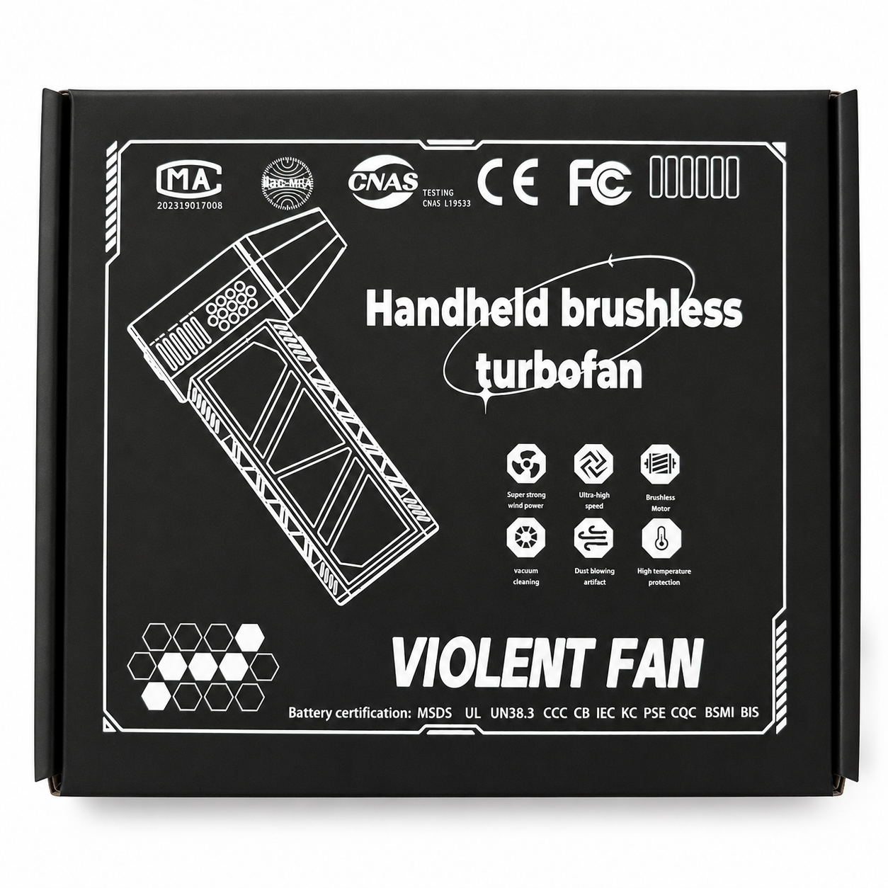 Rechargeable High-Power Air Blower & Vacuum